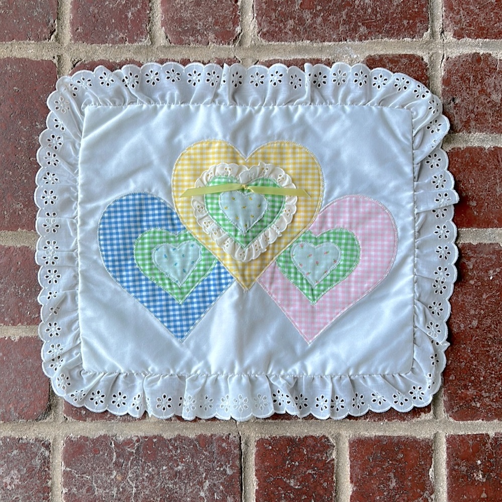 Vintage Saks Fifth Avenue Baby Blanket & Pillow Cover
